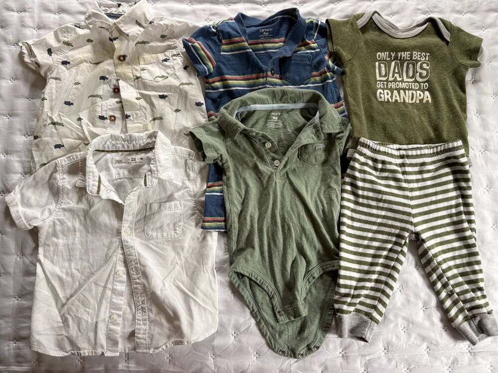 Baby Boy Mixed Outfit Bundle Assorted Brands 9 Months